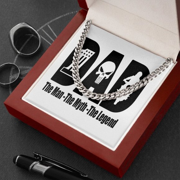 FATHER'S DAY Necklace, DAD Gift - Picture 4 of 4